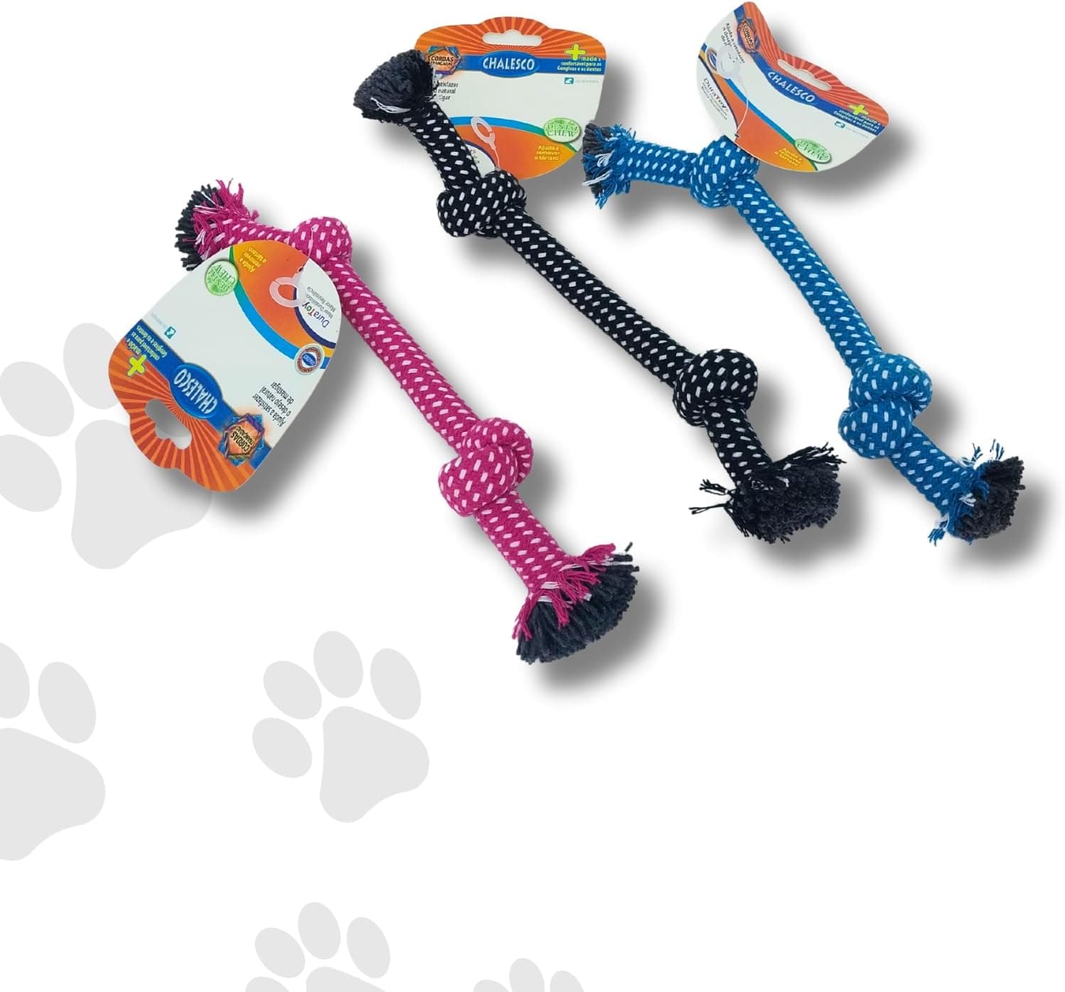 Chalesco Brinquedo de Corda Rope No para Cães (Cor Sortida)